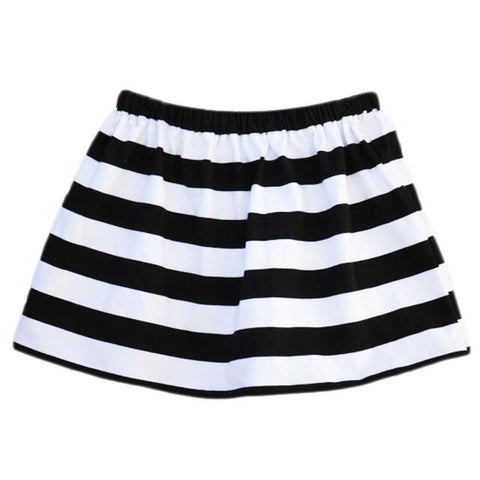 Black Stripe Skirt