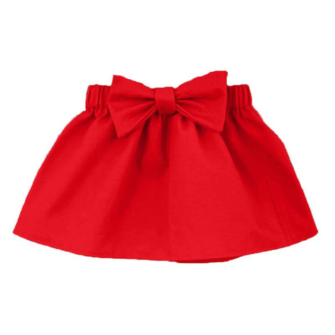 Red Skirt Bow